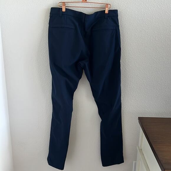 Lululemon Commission Pant Classic Wrapstreme True Navy Athleisure Active Casual - Picture 2 of 7